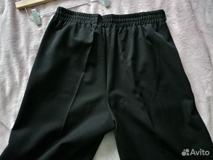 Брюки палаццо на резинке на рост 158