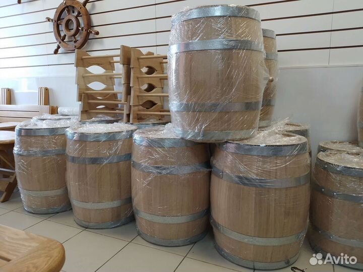 Бочки и кадки дубовые