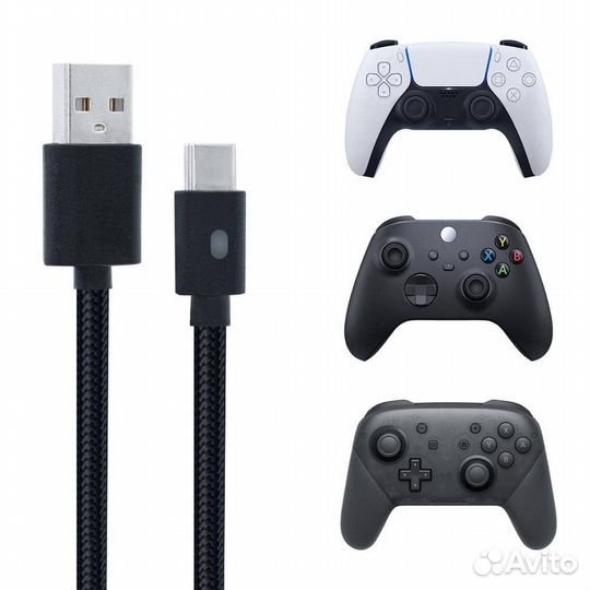 Data кабель USB-Type C для PS 5, Xbox X/S, Switch