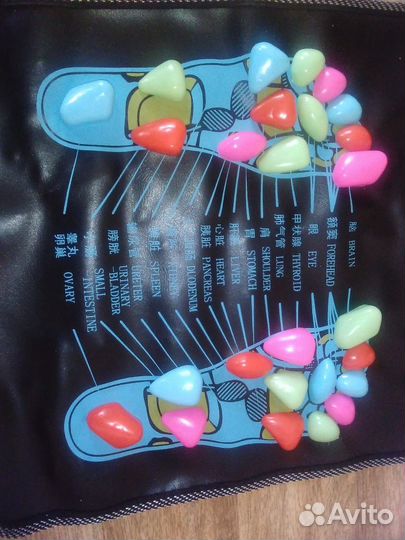 Массажный коврик с камнями