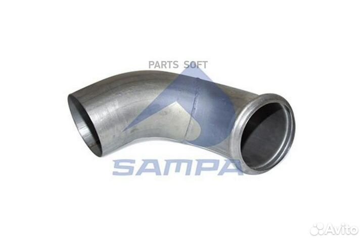 Труба глушителя уголок