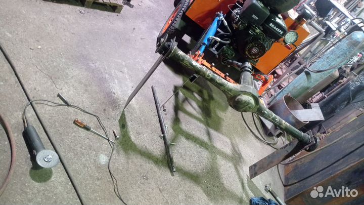 Самодельный мини трактор погрузчик