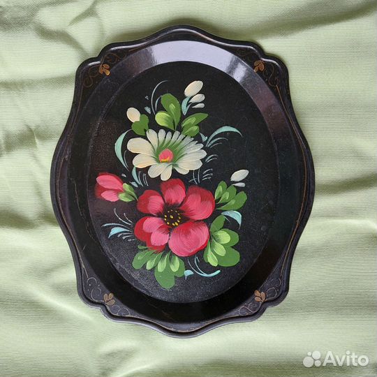 Поднос Жостово винтаж СССР