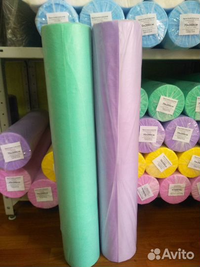 Одноразовые простыни в рулоне