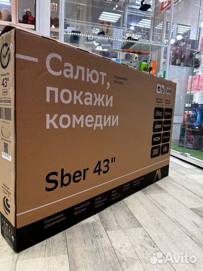 Sber 43 Телевизор со Smart TV