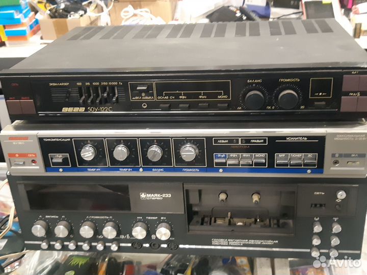 Усилители, магнитофон