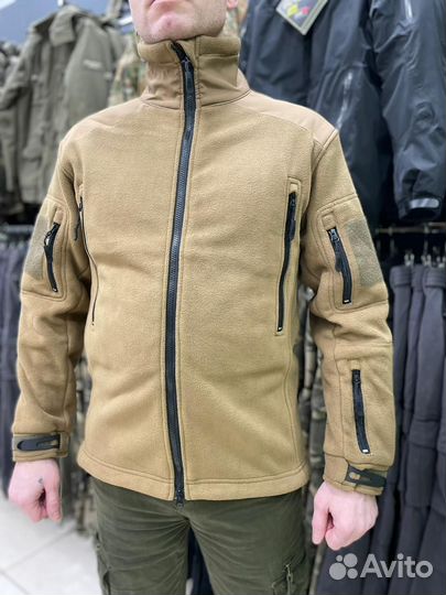 Куртка-толстовка флисовая 726 Песок