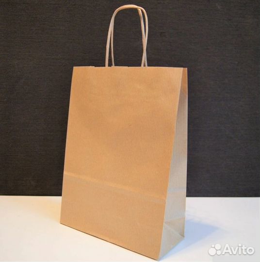 Крафт пакеты с ручками