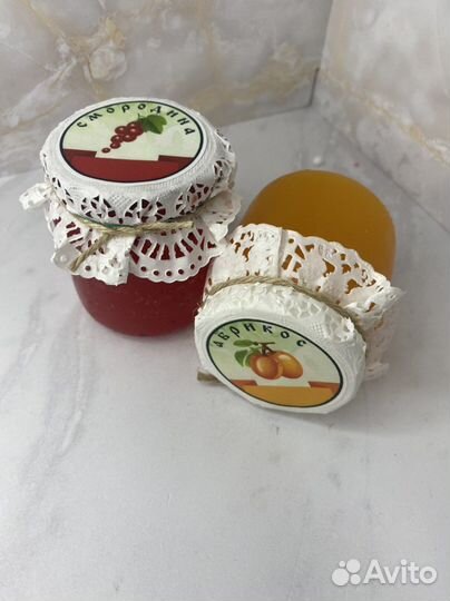 Банки варенья мыло ручной работы
