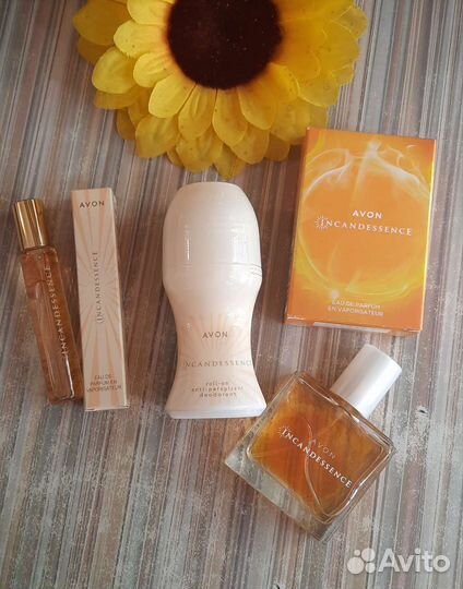 Набор Avon incandessense 3 в 1, новый