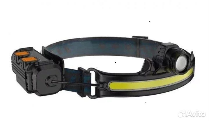 Фонарь сенсорный налобный аккумуляторный P-W678-2