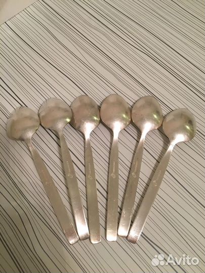 Мельхиоровые ложки столовые СССР