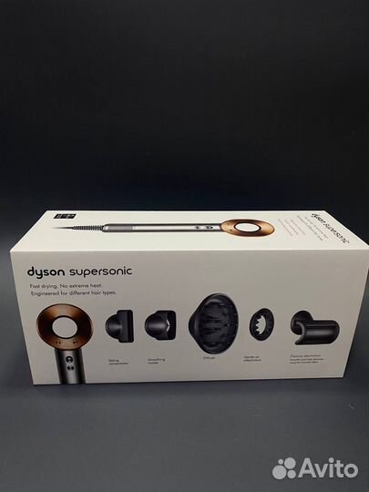 Фен dyson supersonic HD8 золотой