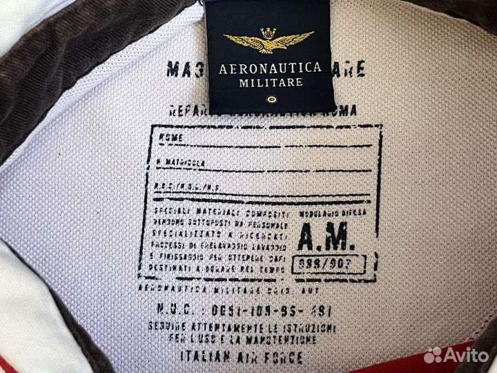 Aeronautica Militare XXL мужская футболка поло