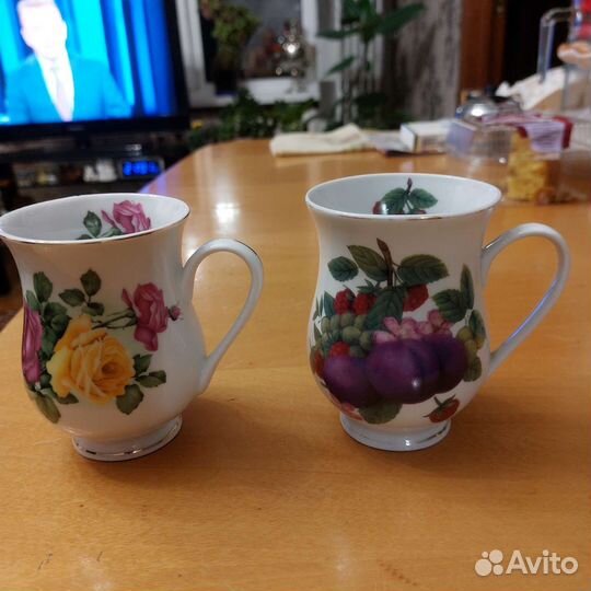 Кружки фарфоровые