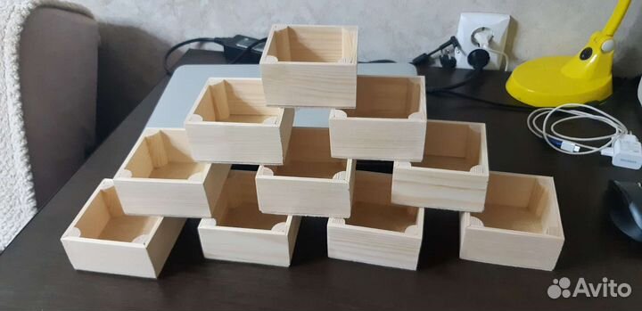 Ящики деревянные подарочные