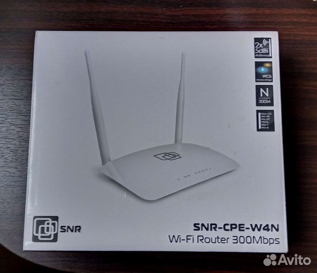 Wifi роутер 300 Mps SNR-CPE-W4N