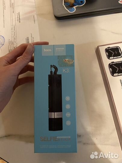 Монопод (селфи палка) Hocо