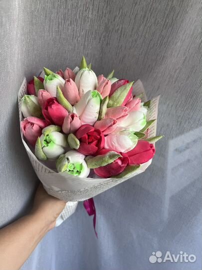 Собираю букеты цветов из домашнегозефира