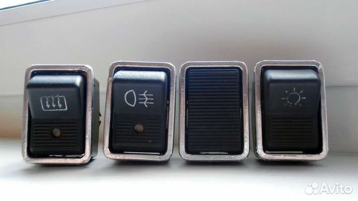 Рамки кнопок ваз 2101-2106 хром