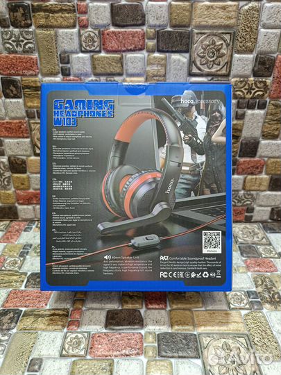 Наушники Игровые с микрофоном новые