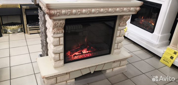 Электрокамины с очагами