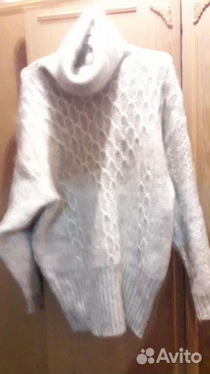 Свитер 100 мохер новый Индия фабричный