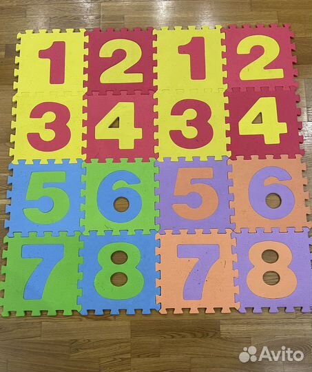 Детский коврик-пазл