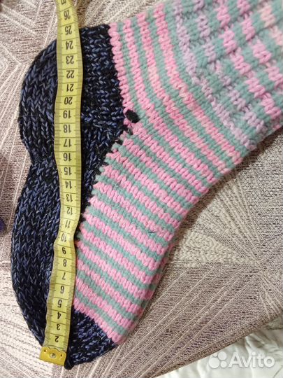 Вязаные носки ручная работа