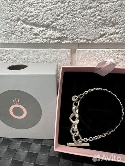 Браслет Pandora Сплетенные сердца