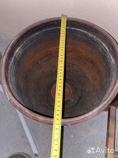 Большой керамический горшок для цветов