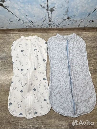 Пеленка-кокон на молнии р.56 б/у