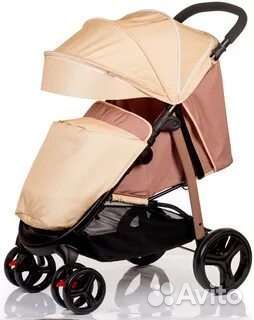 Новая коляска в кофейном цвете