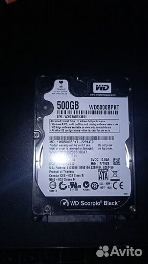 Жесткий диск hdd 2.5