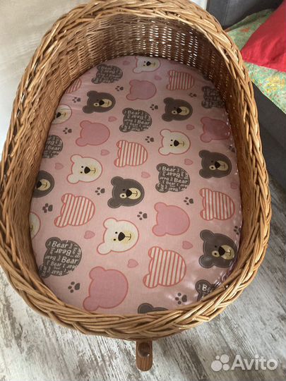 Люлька колыбель плетеная