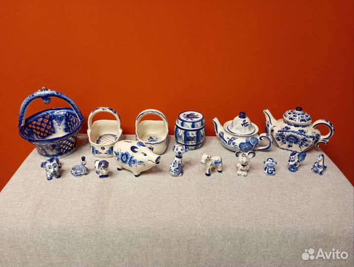 Посуда гжель