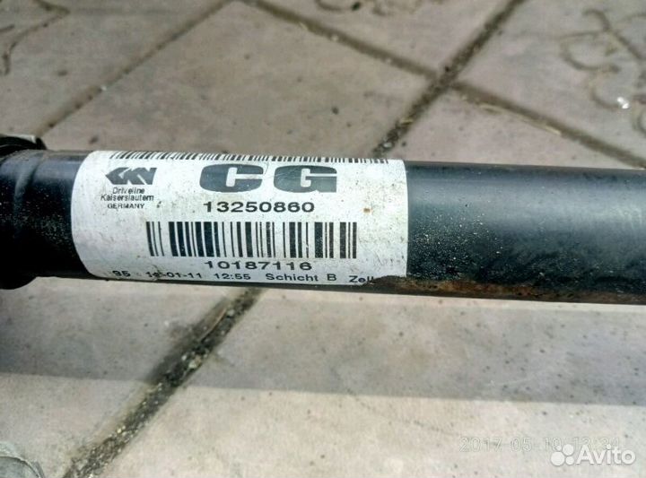 Привод передний левый опель астра j