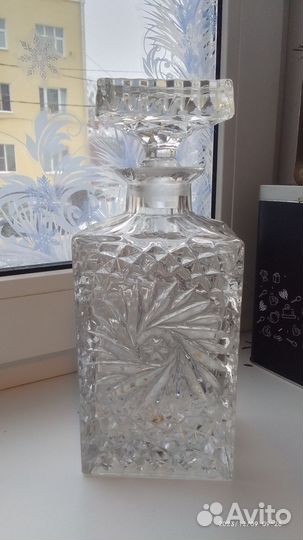 Штоф хрустальный