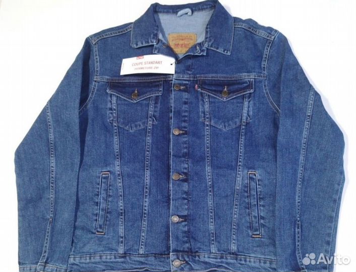 Джинсовая куртка Levis стрейч W:L, 3XL