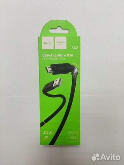 Кабель microusb Hoco X62 1m black