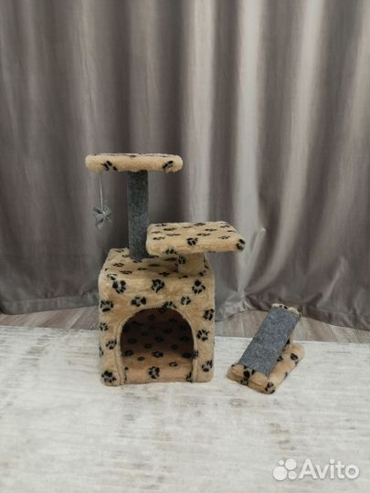 Домик для кошки с когтеточкой