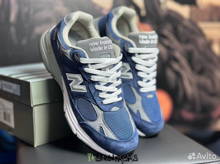 Кроссовки New balance 993 синие 41-43 мужские