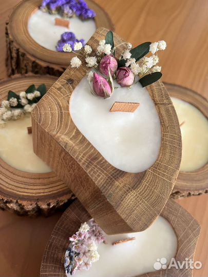 Ароматизированные свечи ручной работы