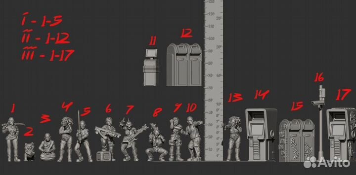 35 мм Миниатюры Киберпанк Shadowrun