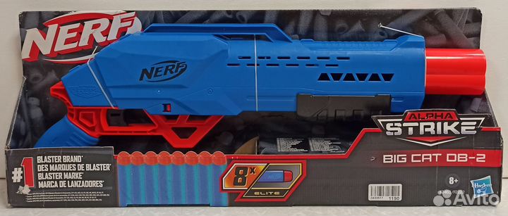 Nerf Бластер Альфа Страйк Big Cat DB-2 F2463/F2222