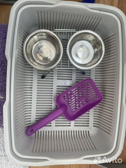 Лоток/ миска/ совок для кошек