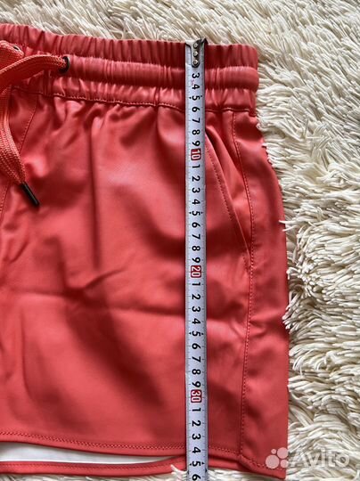 Шорты из эко кожи женские