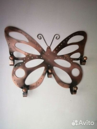 Вешалка - крючки Медная Бабочка
