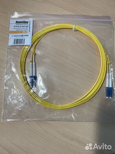 Патч-корд FC-9-LC-LC-UPC-3M волоконно-оптический