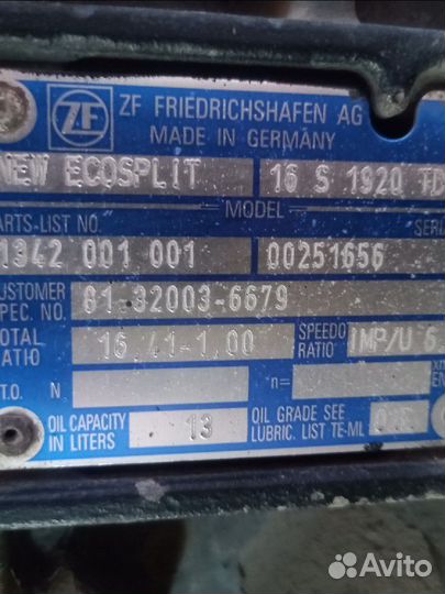 Кпп man tga б/у